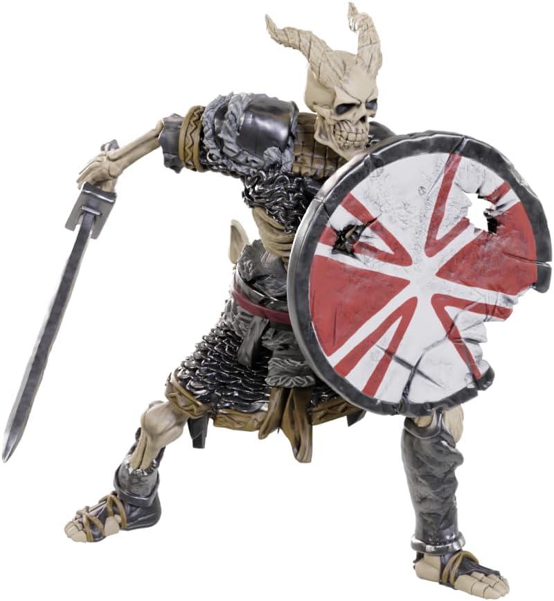 WizKids Dungeons & Dragons Nolzur's Marvelous Miniatures Tiefling Skeleton | Unpainted Miniatures | Wave 23 Plastic Tiefling Skeleton