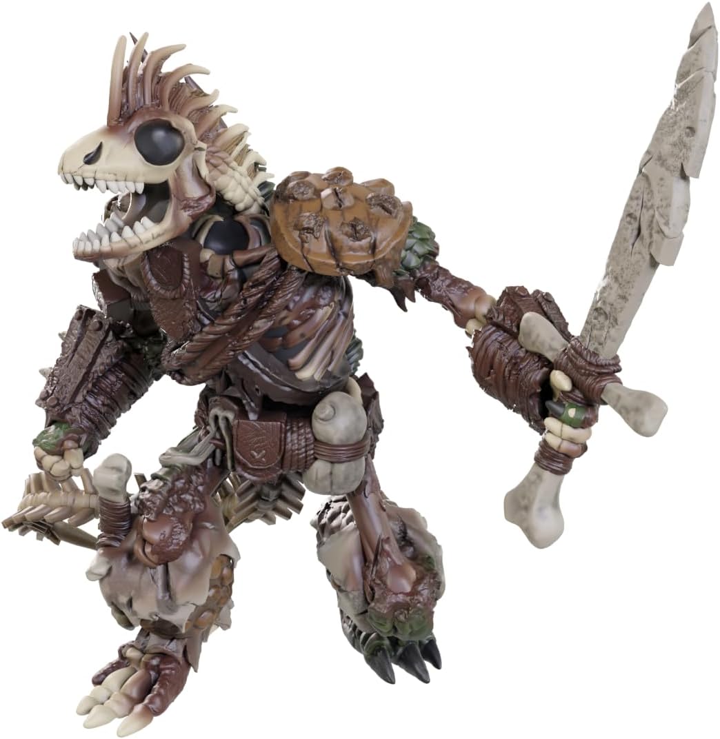 WizKids Dungeons & Dragons Nolzur's Marvelous Miniatures Lizardfolk Skeleton | Unpainted Miniatures | Wave 23