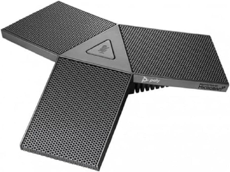 Poly Table Expansion Microphone: Contains Mic Array with mute button and a 7.6m/25' RJ11 connection type cable. Compatible