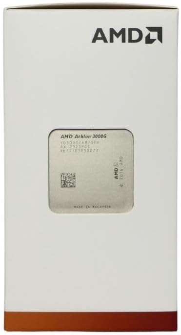 AMD Athlon 3000G Box Processor (AM4 / 2 Colors / 4 Threads / 3.5Ghz / 5MB Cache/Vega 3