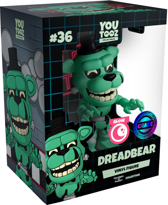 Youtooz FNAF Dreadbear 4.8”, Dread Bear Vinyl Figure, Collectible Dreadbear from Five Nights at Freddy’s by Youtooz FNAF Collection
