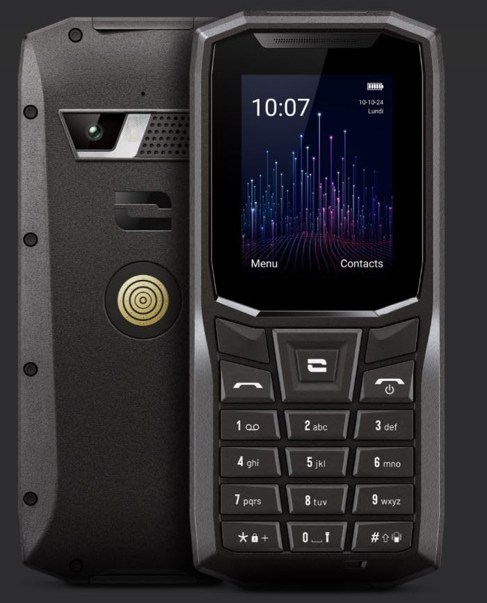 CROSSCALL - Core-S5 Smart Feature Phone Unlocked 4G Screen: 2.4 Inch - Dual Nano-SIM