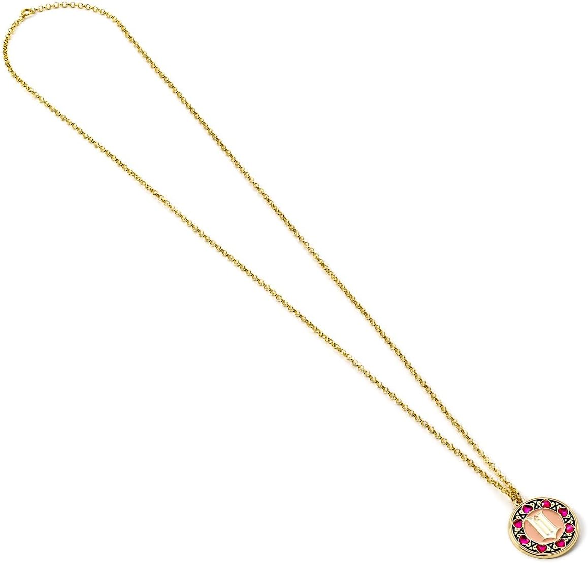 Wicked -  `W` Logo With Crystal Border Necklace