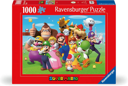 Ravensburger Puzzle 12000455 - Super Mario - 1000 Teile Puzzle für Erwachsene und Kinder ab 14 Jahren, Super Mario Puzzle, Geschenk für Fans von Super Mario