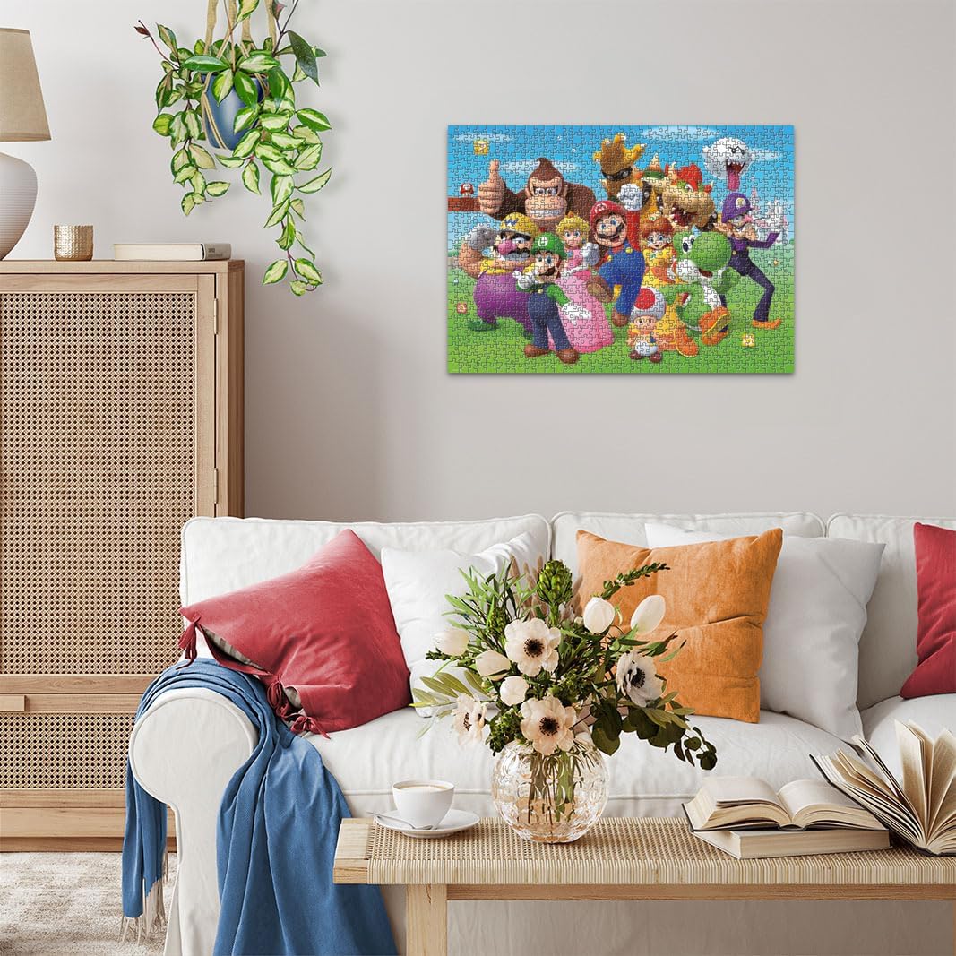 Ravensburger Puzzle 12000455 - Super Mario - 1000 Teile Puzzle für Erwachsene und Kinder ab 14 Jahren, Super Mario Puzzle, Geschenk für Fans von Super Mario