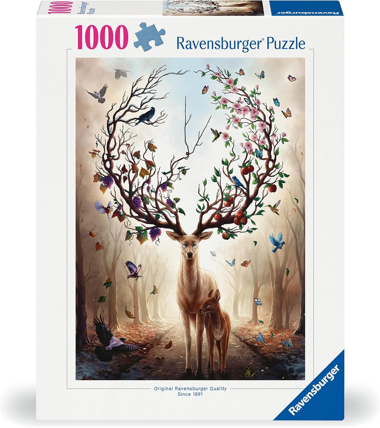 Ravensburger Puzzle 12000459 - Magischer Hirsch - 1000 Teile Puzzle für Erwachsene und Kinder ab 14 Jahren, Puzzle mit Hirsch-Motiv