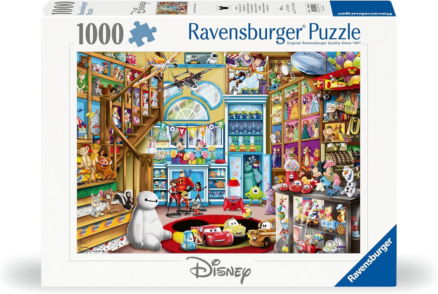 Ravensburger Disney Pixar Toy Store 1000 Piece Jigsaw Puzzle for Adults & Kids Age 12 Years Up