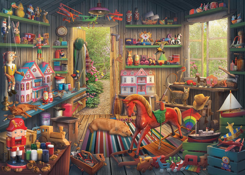 Ravensburger Puzzle 12000576 - Spielzeug von damals - 1000 Teile Puzzle für Erwachsene und Kinder ab 14 Jahren, Retro-Puzzle