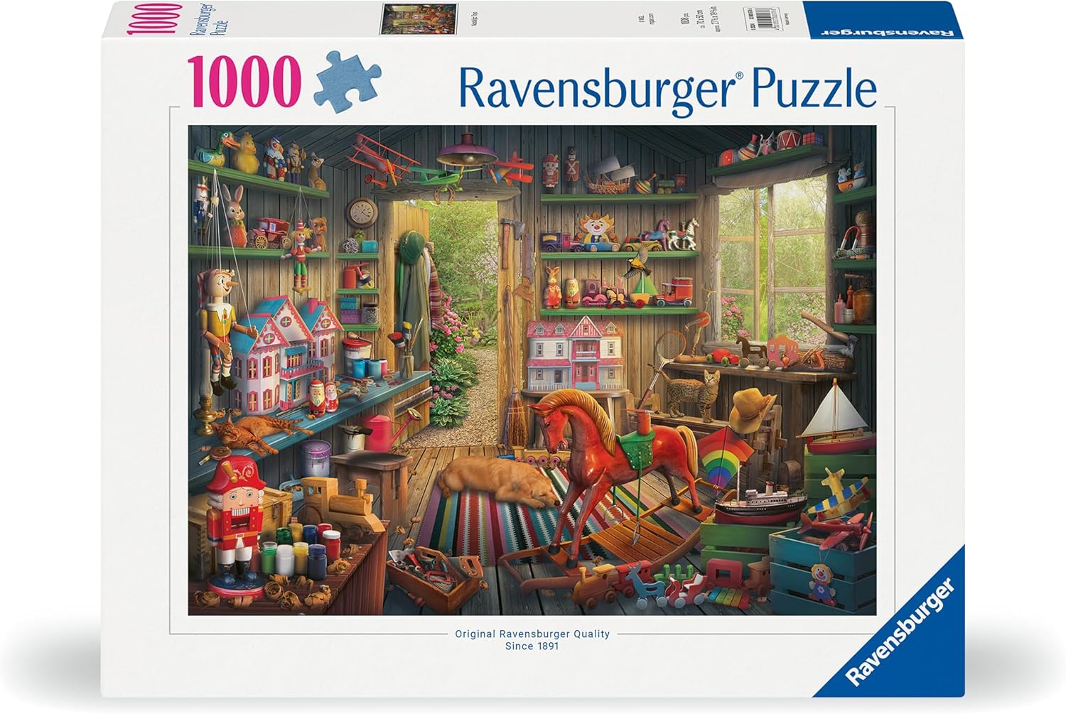 Ravensburger Puzzle 12000576 - Spielzeug von damals - 1000 Teile Puzzle für Erwachsene und Kinder ab 14 Jahren, Retro-Puzzle