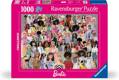 Ravensburger Puzzle 12000593 - Barbie Challenge - 1000 Teile Puzzle für Erwachsene und Kinder ab 14 Jahren, Barbie Puzzle, Barbie Geschenke Neues design