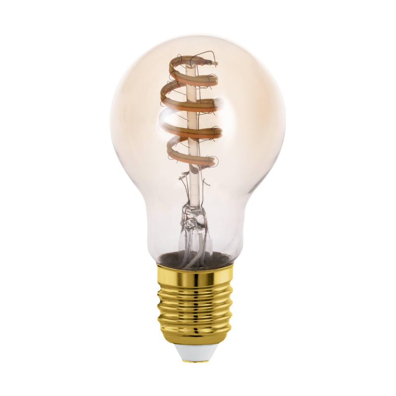 `Eglo - E27 A60 Spiral, Amber - Tw - Zigbee, Bluetooth`