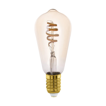 `Eglo - E27 St64 Spiral, Amber - Tw - Zigbee, Bluetooth`