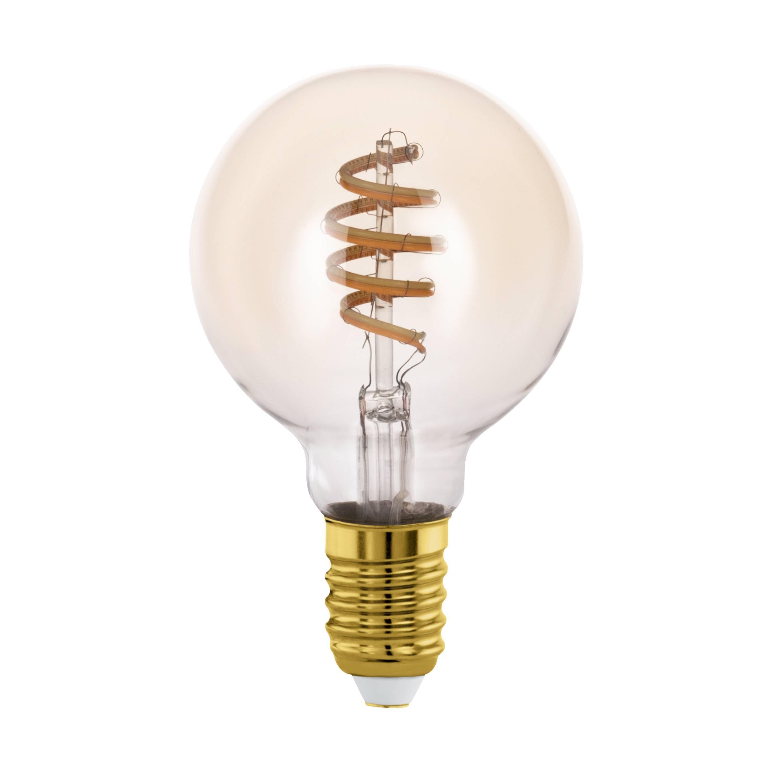`Eglo - E27 G80 Spiral, Amber - Tw - Zigbee, Bluetooth`
