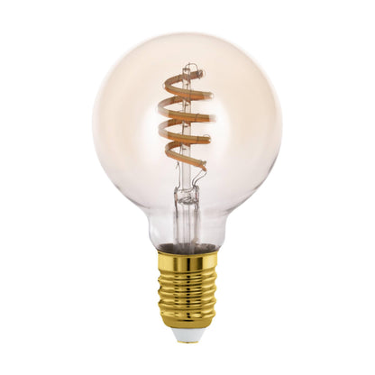`Eglo - E27 G80 Spiral, Amber - Tw - Zigbee, Bluetooth`