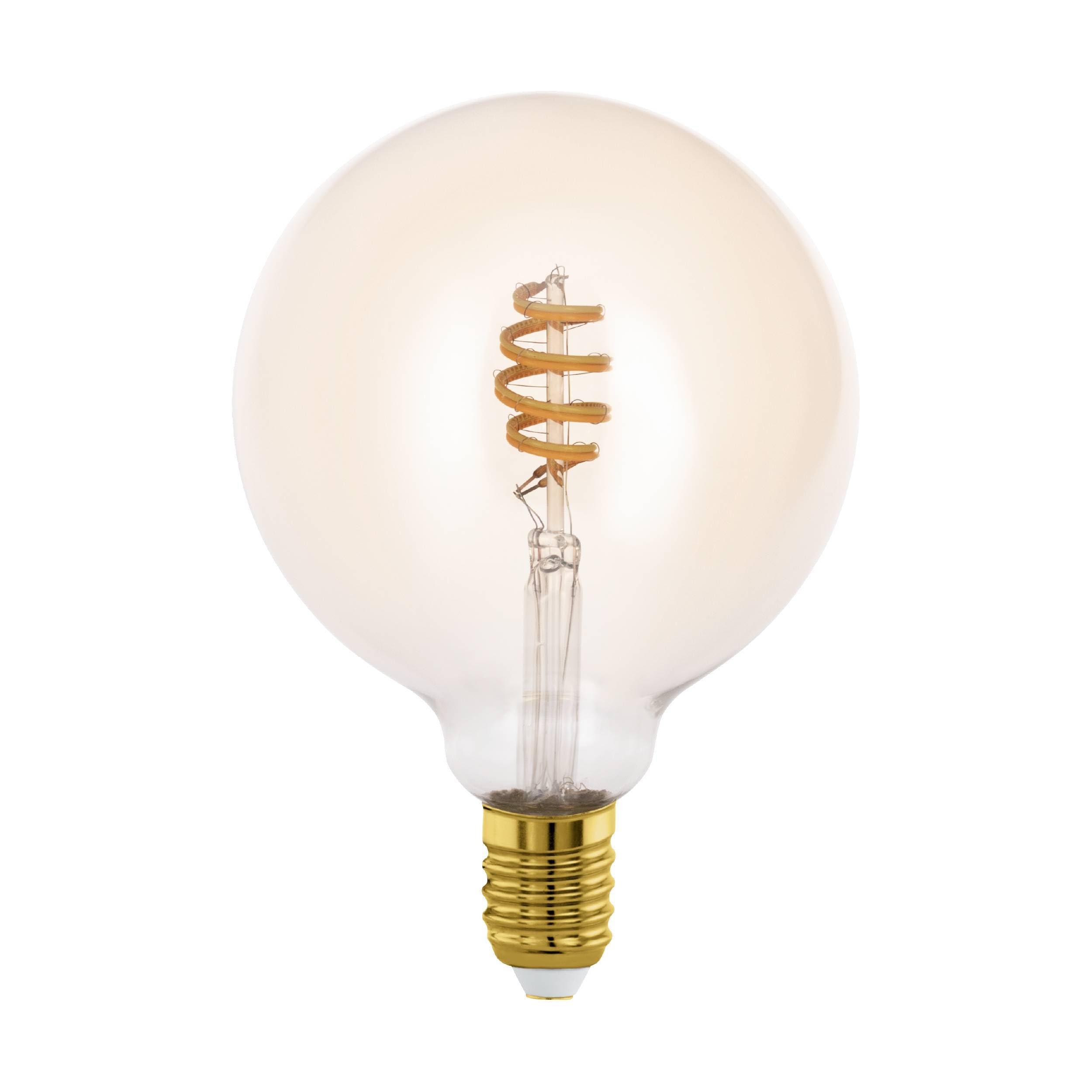 `Eglo - E27 G125 Spiral, Amber - Tw - Zigbee, Bluetooth`