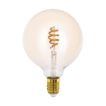 `Eglo - E27 G125 Spiral, Amber - Tw - Zigbee, Bluetooth`