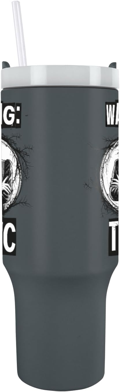 Pyramid International Wednesday Addams 40oz/1200ML Tumbler - Double-Wall Vacuum Insulation, Keeps Cold Up to 11 Hours, Hot Up to 7 Hours, Smart Design Features, BPA-Free for Spooky Style You’ll Love