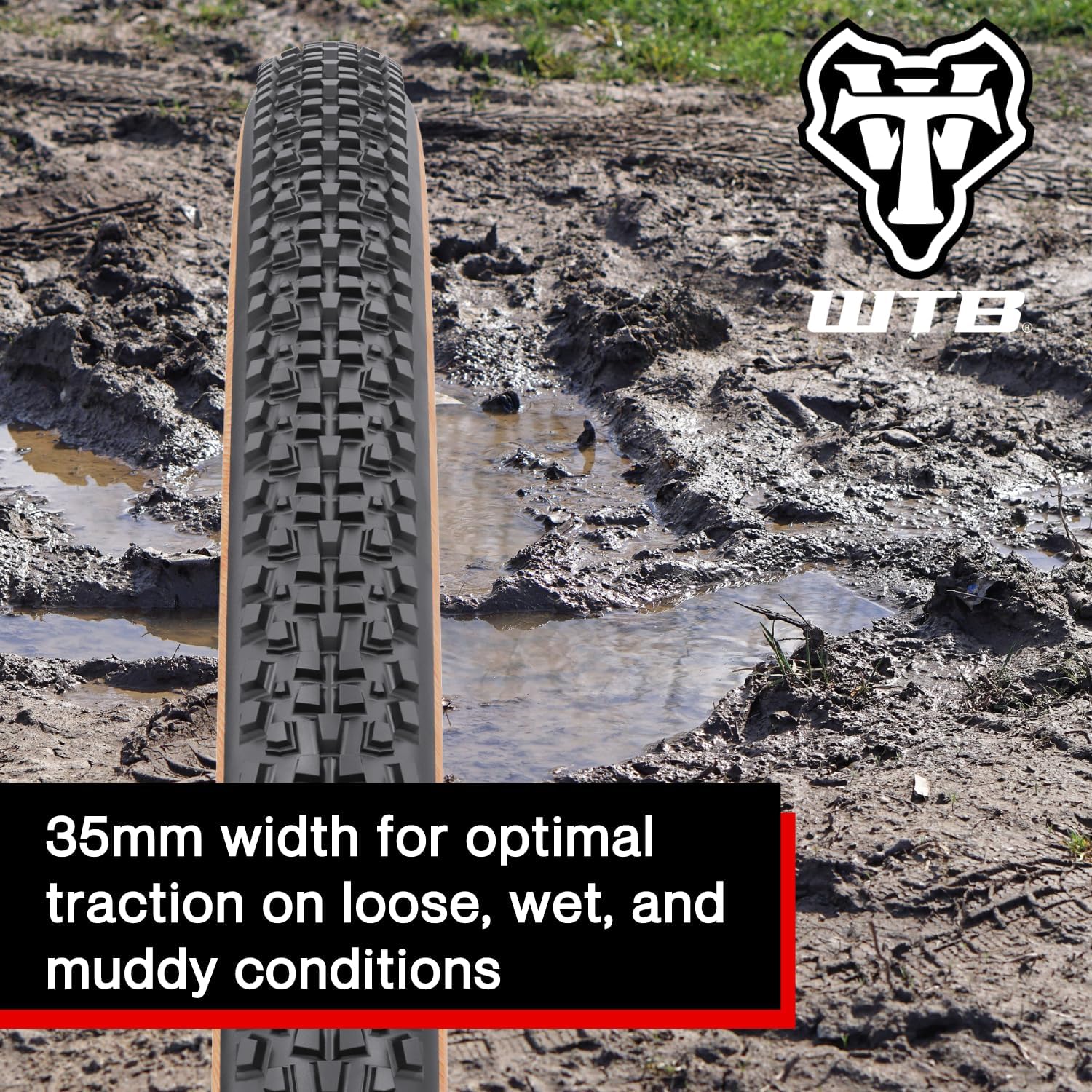 Wtb Cross Boss Bike tires, Tan Skinwall, 700x35