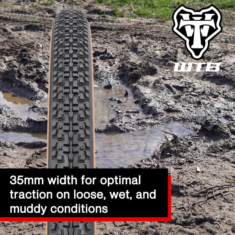 Wtb Cross Boss Bike tires, Tan Skinwall, 700x35
