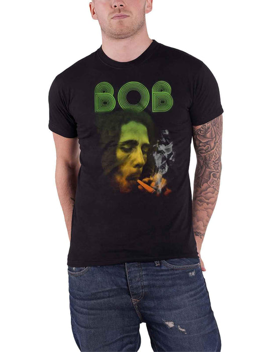 Rockoff Trade Men's Bob Marley Smoking Da ERB T-Shirt