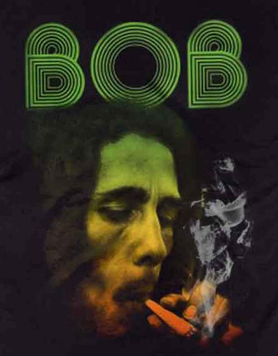 Rockoff Trade Men's Bob Marley Smoking Da ERB T-Shirt