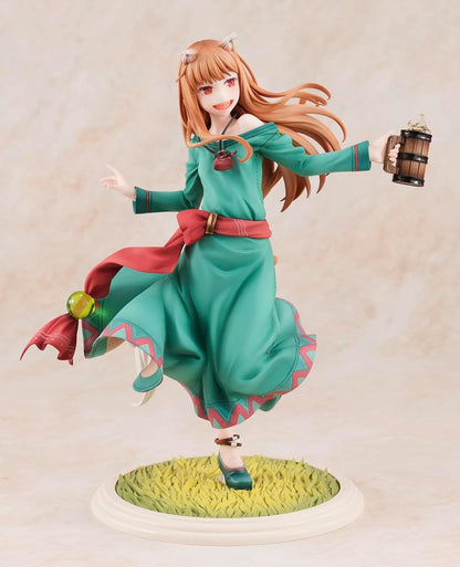 Kranel Holo Wolf and Spice 10th Anniversary Ver., Total Height Approx. 8.3 inches (210 mm), PVC and ABS 1/8 Scale Painted Figure, Includes Special Base