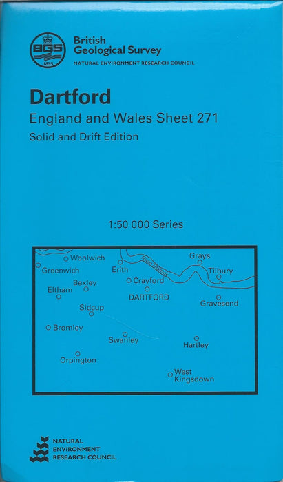 Dartford: Solid and Drift Geology Map: Sheet E271 (1: 50 000 Series Geological Maps (England & Wales