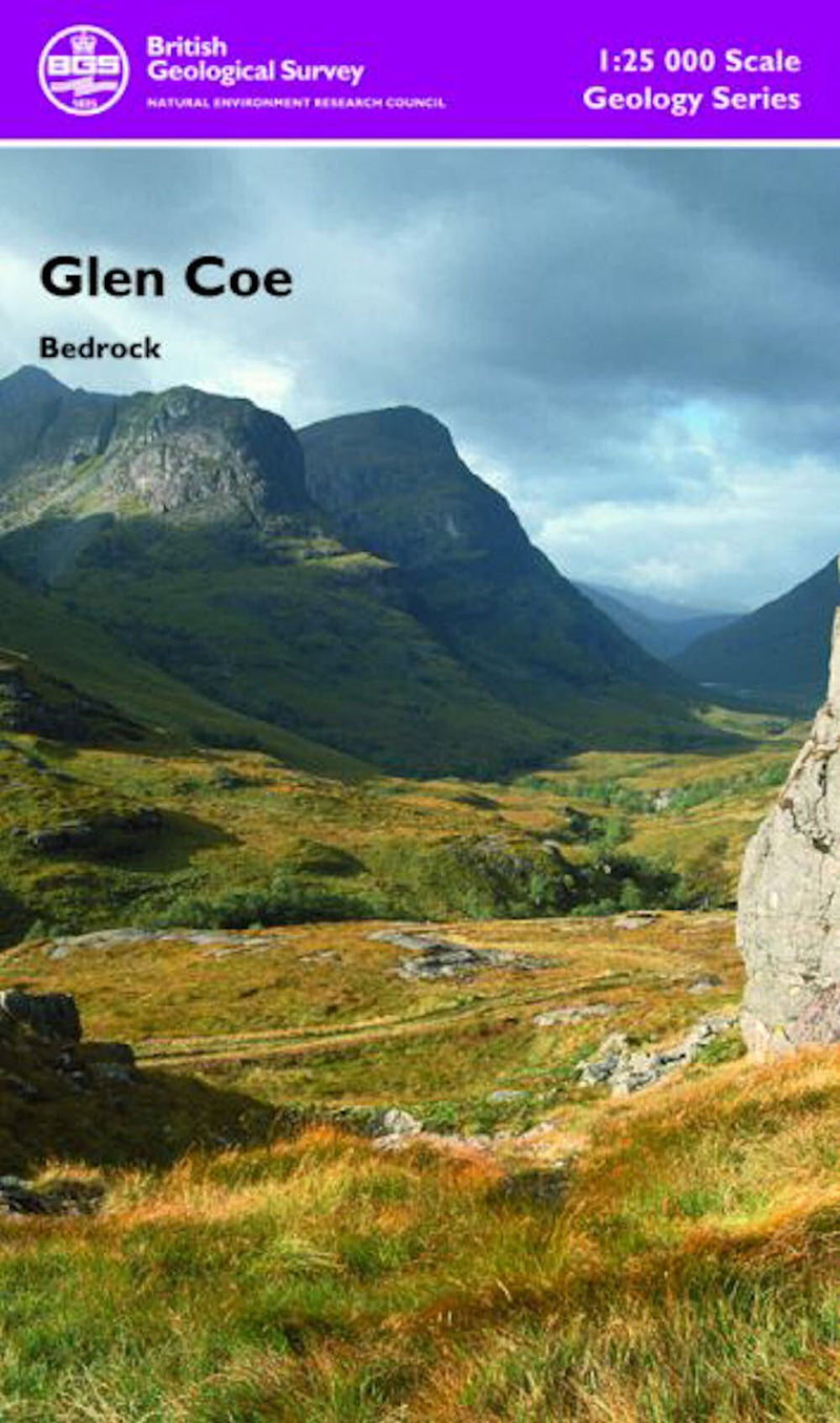 Glen Coe: Bedrock Geology Map (Classical Areas of British Geology Maps): Sheet Nn14-15, Nn24-25 (Parts