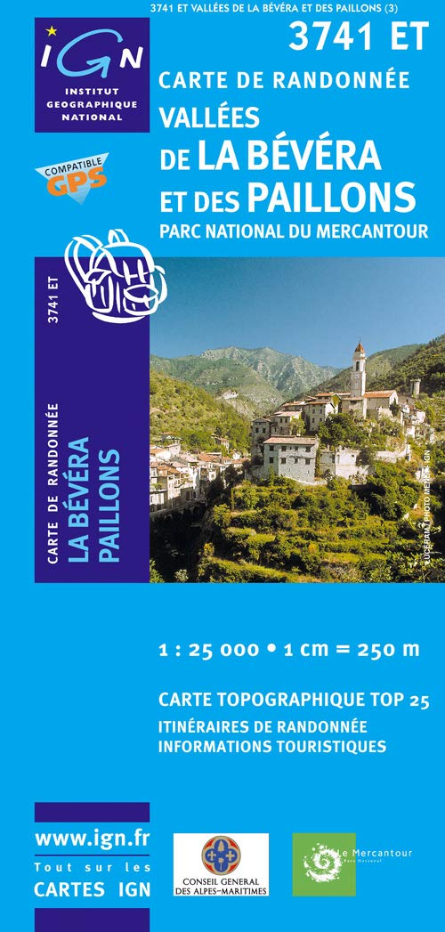 Vallées de La Bévéra et des Paillons (3741ET) (TOP 25