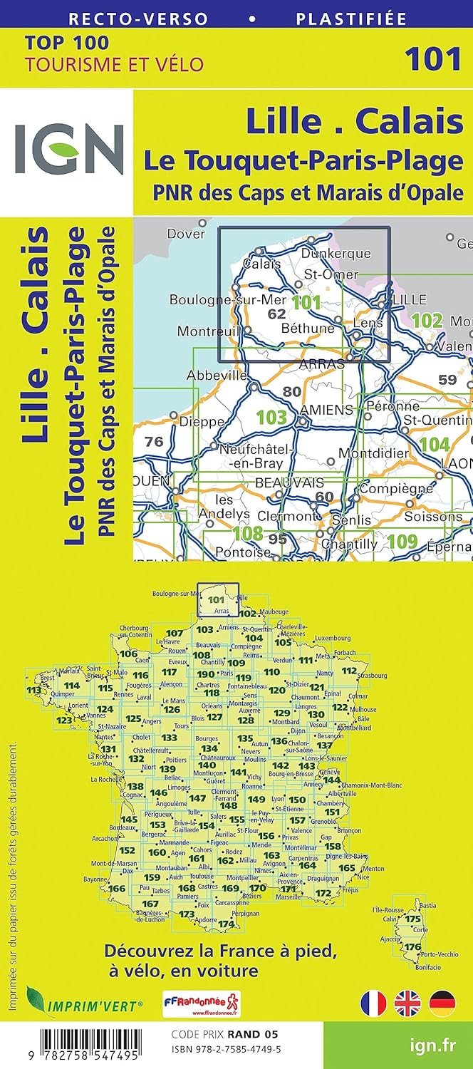 Lille / Calais /Touquet-Paris-Plage PNR Caps&Marais Opale