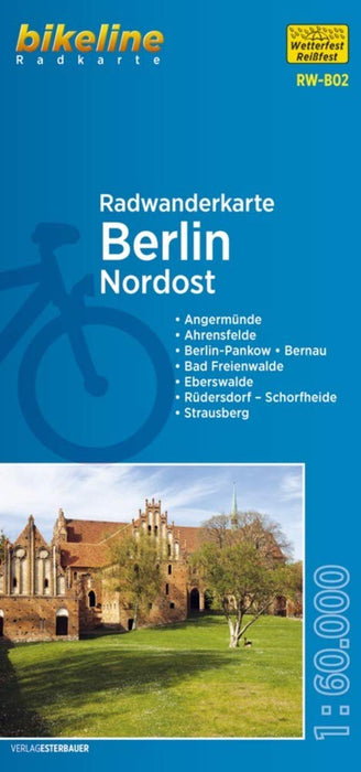 Berlin northeast cycling tour map r/v wp: B02 (Radwanderkarten
