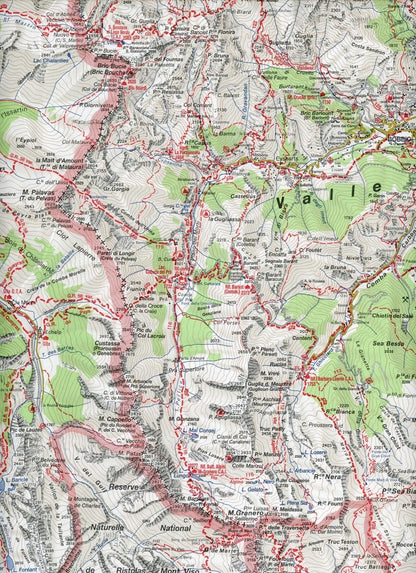 Istituto Geografico Centrale Srl - Carta N. 6 Monviso 1:50.000. Carta Dei Sentieri E Dei Rifugi