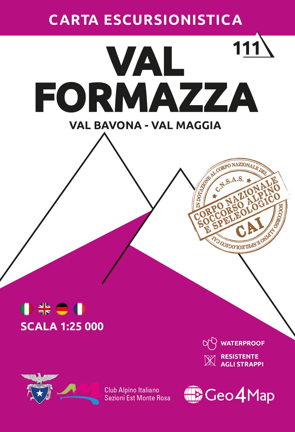 111 Val Formazza Nord Est: 1:25000