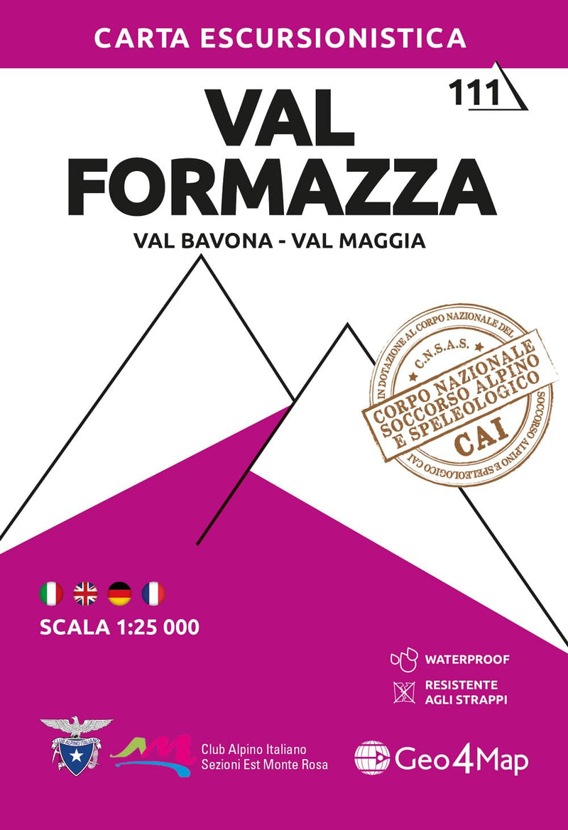 111 Val Formazza Nord Est: 1:25000