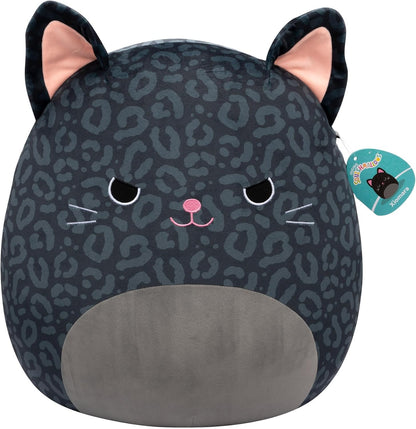 Squishmallows SQCR06735 - Xiomara der Panter 40 cm, offizielles Kelly Toys Plüsch, superweiches Kuscheltier