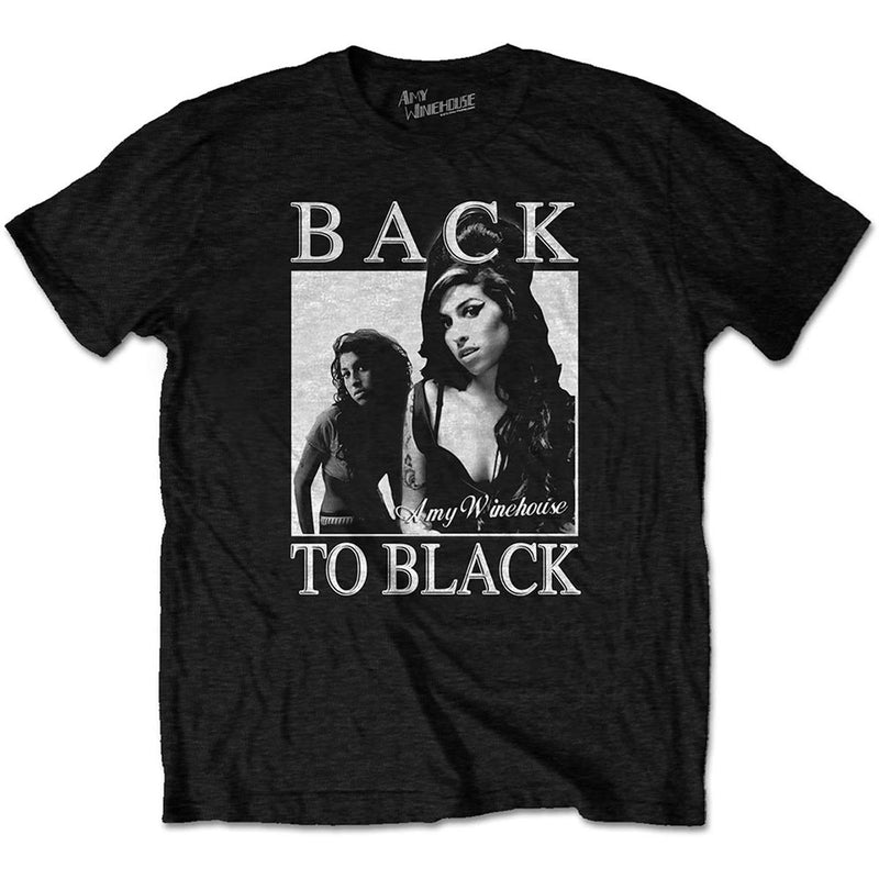 Amy Winehouse Amyts06mb01 T-Shirt, Nero, S Unisex-Adulto