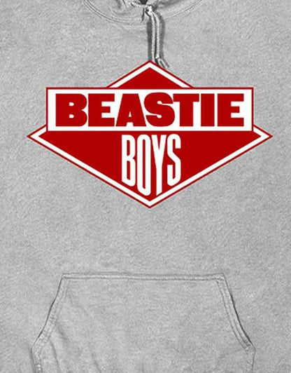 The Beastie Boys Felpa con Cappuccio Diamond Logo Nuovo Ufficiale Uomo Nero