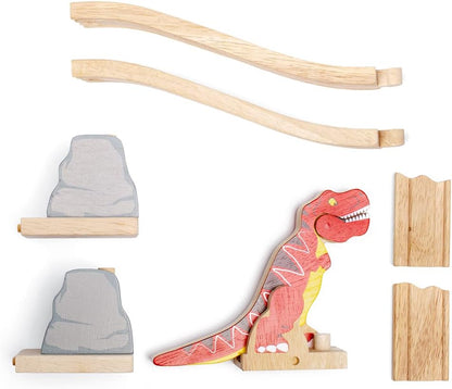 Bigjigs Rail, T-Rex Bursting Bridge, Wooden Toys, Dinosaur Toys, Bigjigs Train Accessories, Dinosaur Track, Wooden Train Sets, Trains For Kids, Bigjigs Trains