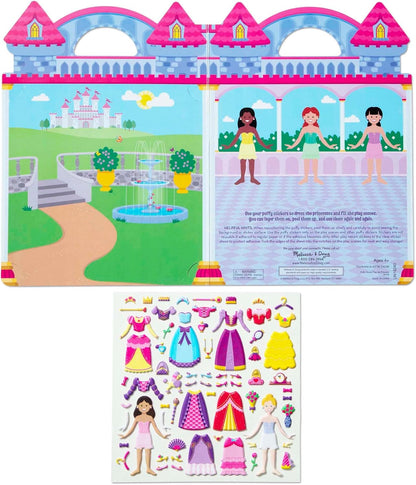 Melissa & Doug Wiederverwendbare Gummisticker Prinzessinnen