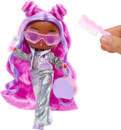 L.O.L. Surprise! Tweens Winter Snow Fashion Doll - Violet Snow with Colour-Changing Skis and 10+ Frosty Parts and Accessories, Gift for Children from 4 Years