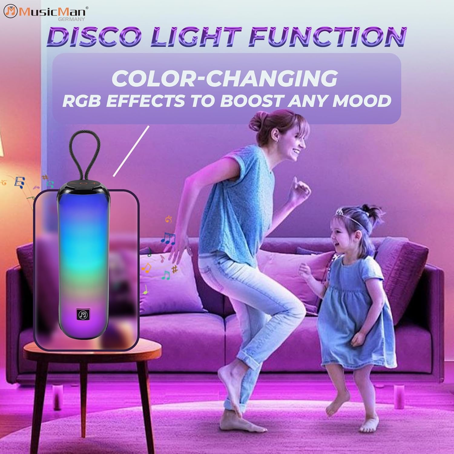 Speaker Bt Led Bt-X66