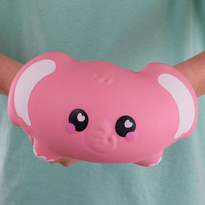 Smooshzees Snugzees, Bubblez, Pink Elephant, Collectable Characters, Supersoft, Cuddly and Squishy!