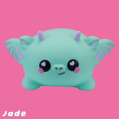Smooshzees Snugzees, Jade, Green Dragon, Collectable Characters, Supersoft, Cuddly and Squishy!