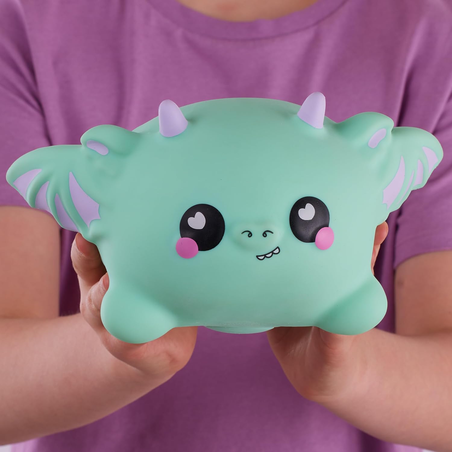 Smooshzees Snugzees, Jade, Green Dragon, Collectable Characters, Supersoft, Cuddly and Squishy!