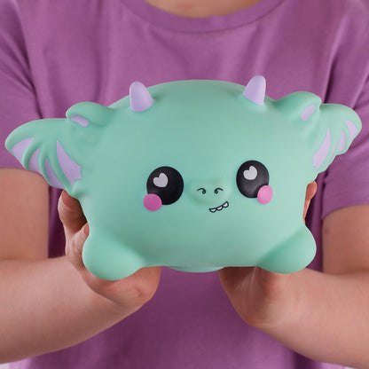 Smooshzees Snugzees, Jade, Green Dragon, Collectable Characters, Supersoft, Cuddly and Squishy!
