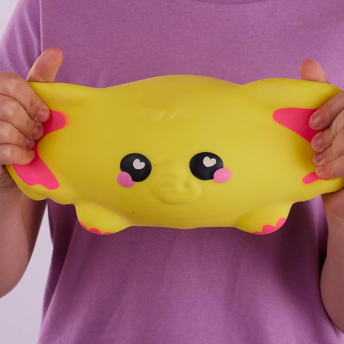 Smooshzees Snugzees, Custard, Yellow Elephant, Collectable Characters, Supersoft, Cuddly and Squishy!