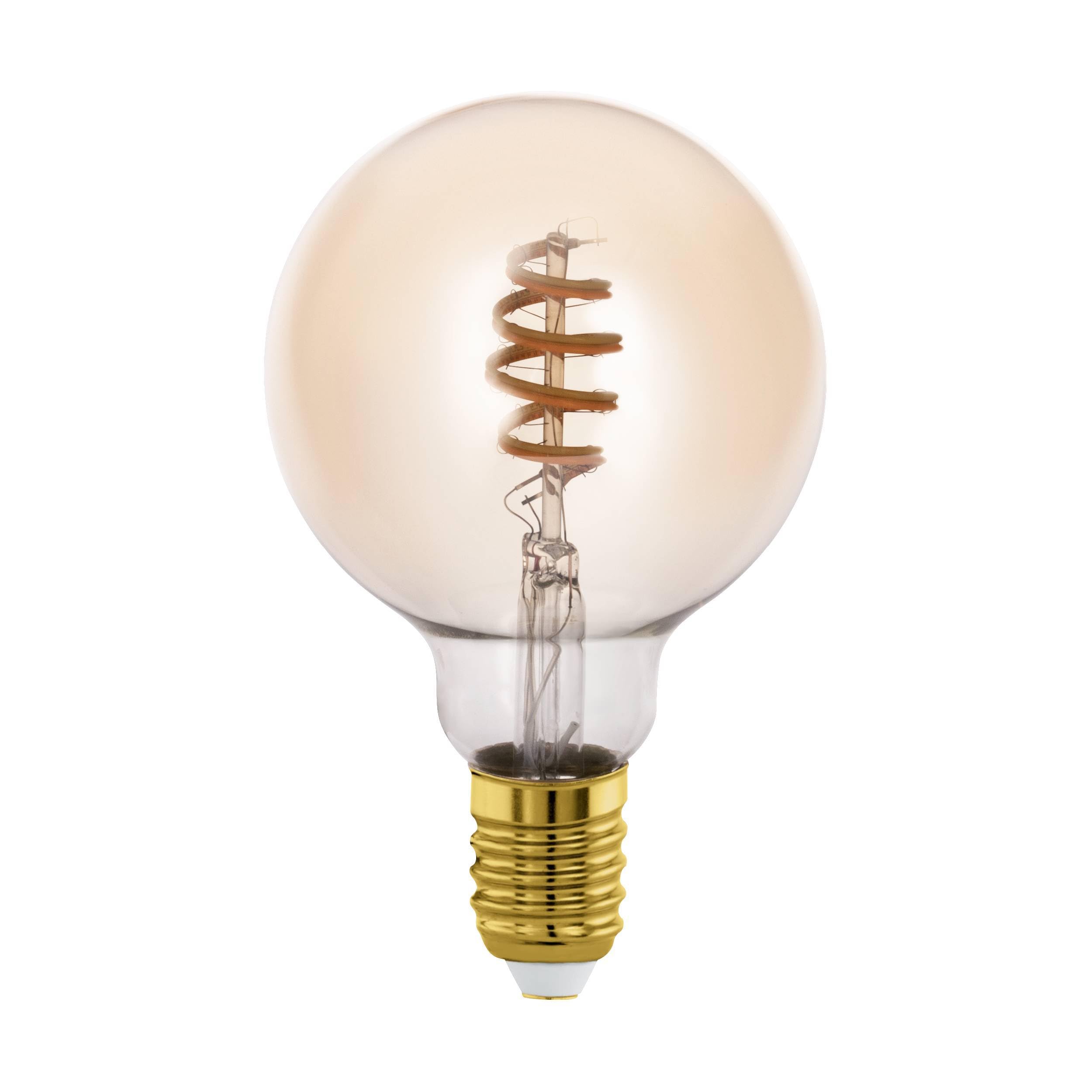 `Eglo - E27 G95 Spiral, Amber - Tw - Zigbee, Bluetooth`