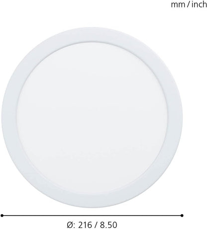 `Eglo - Fueva-Z Recessed Light White ?21.6 - Tw - Zigbee, Bluetooth`