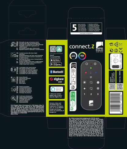 `Eglo - Connect-Z Remote Control Black - Zigbee, Bluetooth`