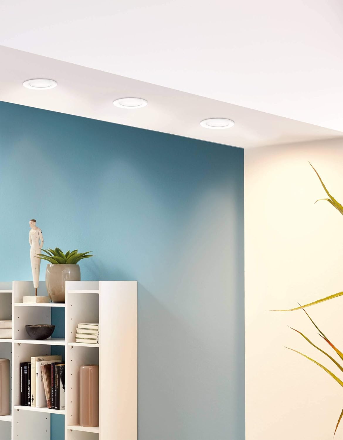 Eglo - Fueva 5 Recessed ?117 5.5W 650Lm Dimmable White - 117 Mm